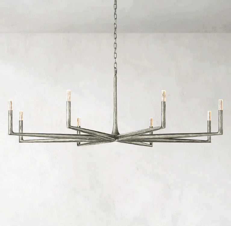 Thaddeus Round Chandelier 72'', Contemporary Chandelier Bedroom