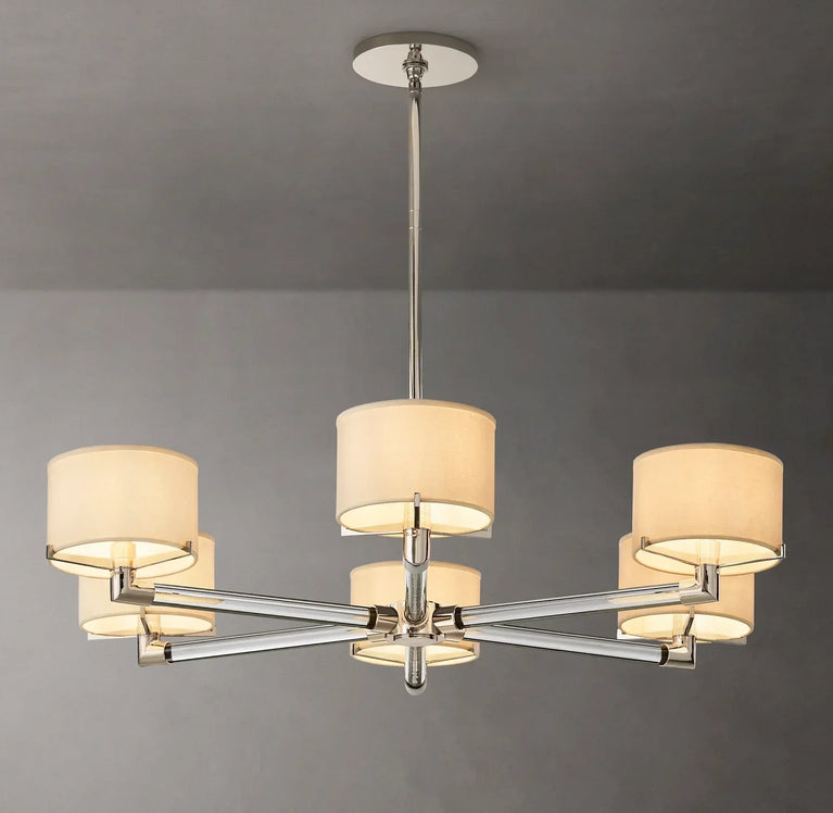 Tonya Round Six-Light Chandelier 36", Living Room, Dinning room Chandelier