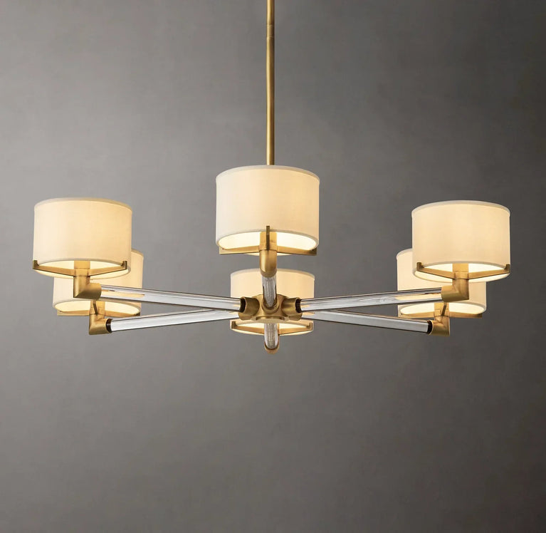 Tonya Round Six-Light Chandelier 36", Living Room, Dinning room Chandelier
