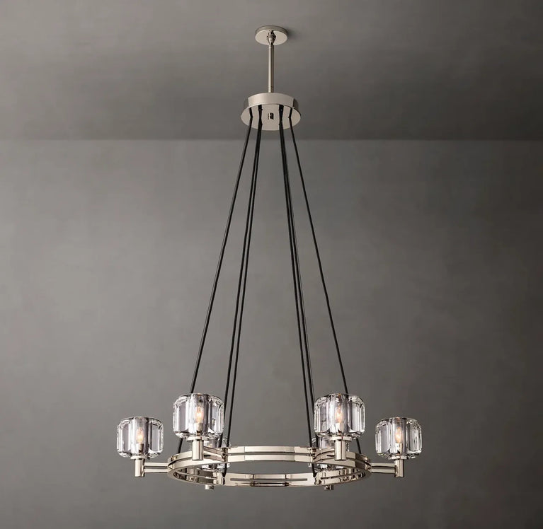 INTRODUC DEMARET ROUND CHANDELIER 36"