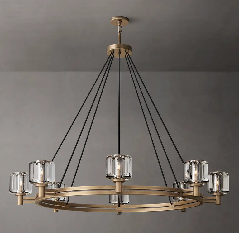 INTRODUC DEMARET ROUND CHANDELIER " 48