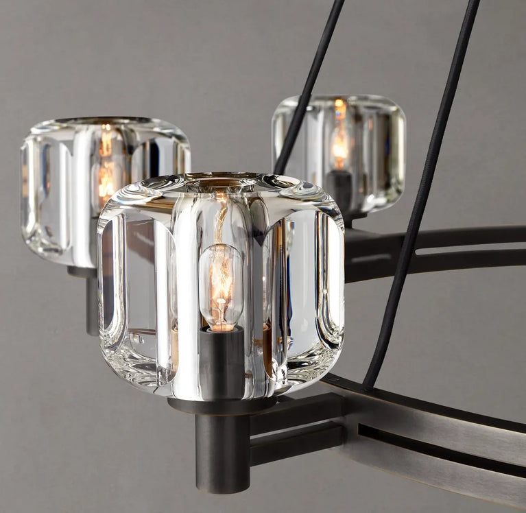 INTRODUC DEMARET ROUND CHANDELIER " 48