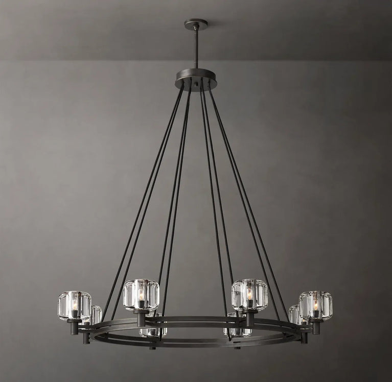 INTRODUC DEMARET ROUND CHANDELIER " 48