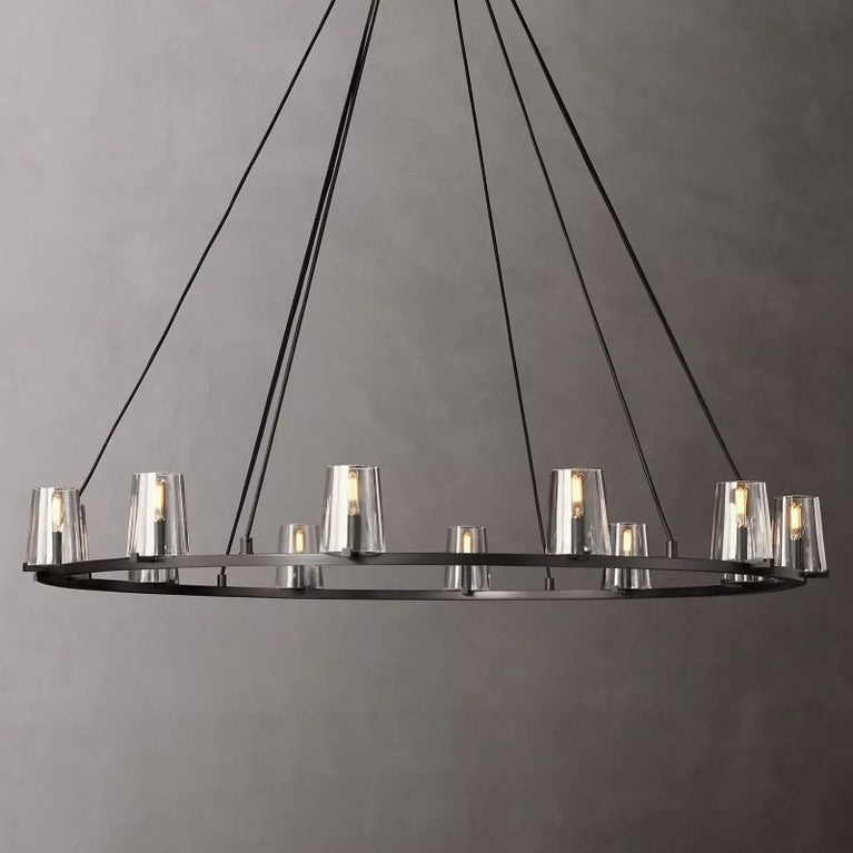 Cielle Round Chandelier Glass 36'' for Living Room