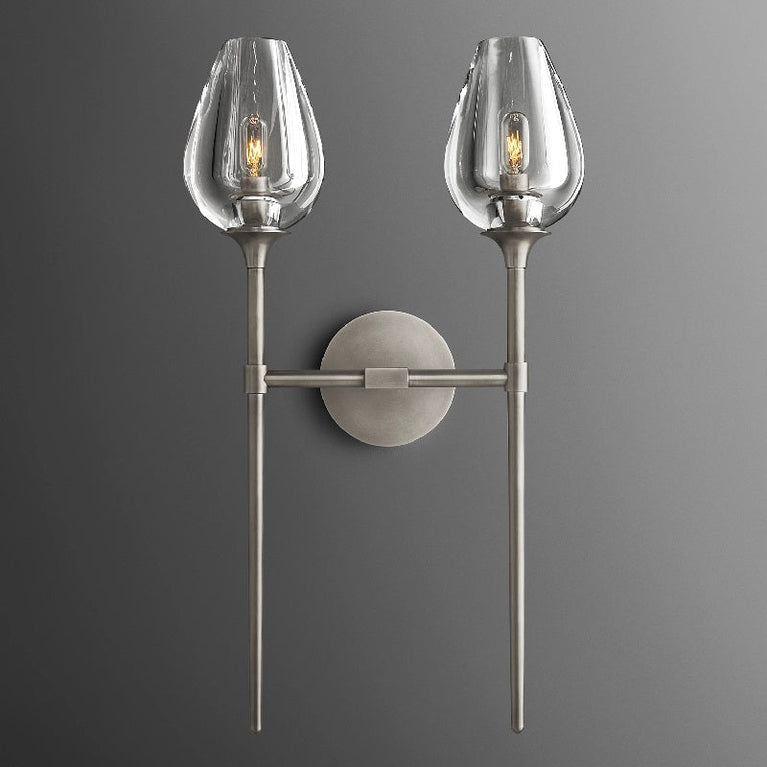 (customized）Tulip Double Wall Lamp 30”H