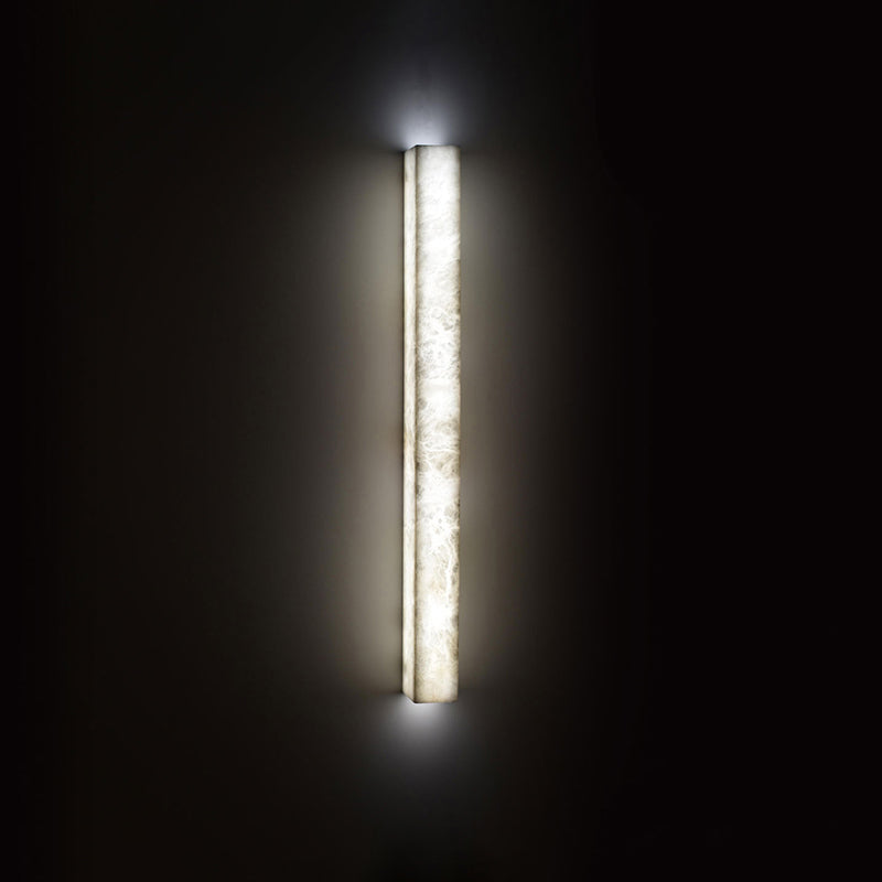 Mia Rectangular Modern Alabaster Wall Light