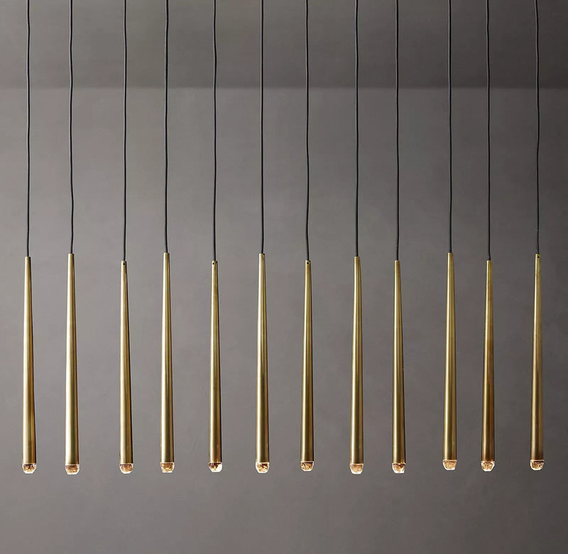 Aquitaines Linear Chandelier Light 60"