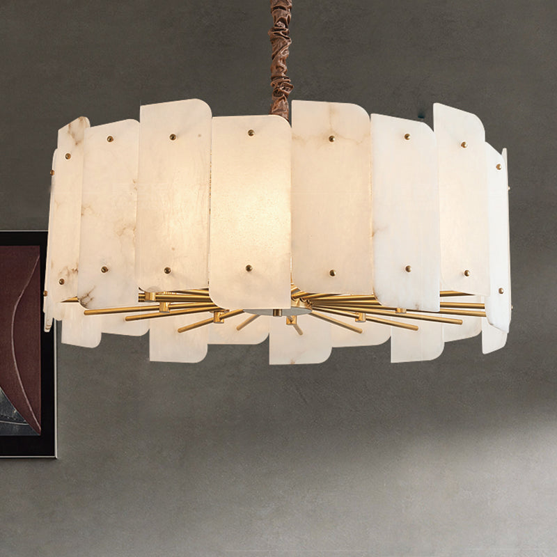 Peggy marble Round chandelier 20hhhh 31hhhh