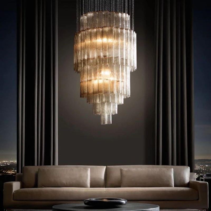 Serenal Multi-Tier Round Chandelier 24"D 30"D 55"D