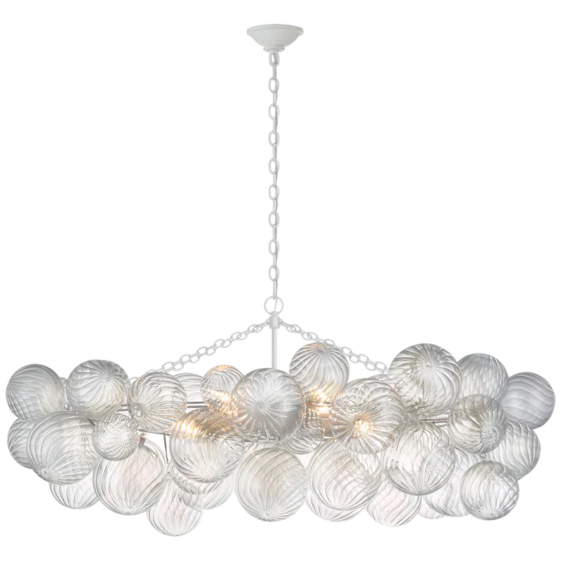 Talial Glass Medium Linear Chandelier