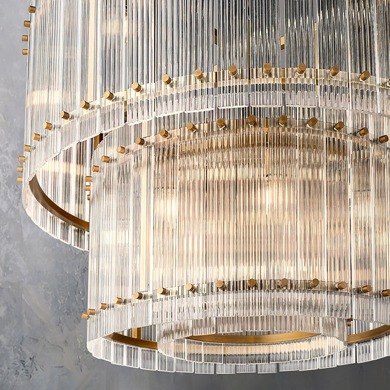 Marcus 2-Tier Round Chandelier 37"