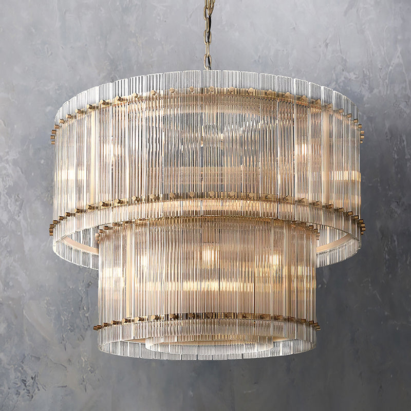 Marcus 2-Tier Round Chandelier 37"