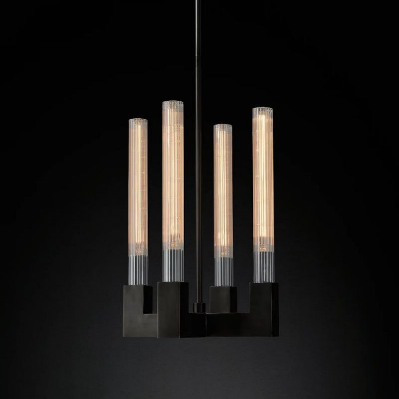 Candlestick Pendant  12" SQ