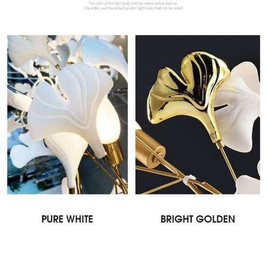 Ceramic Ginkgo Branch Chandelier chandeliers for dining room,chandeliers for stairways,chandeliers for foyer,chandeliers for bedrooms,chandeliers for kitchen,chandeliers for living room Rbrights   