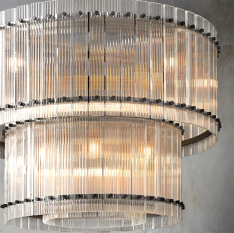Marcus 2-Tier Round Chandelier 37"
