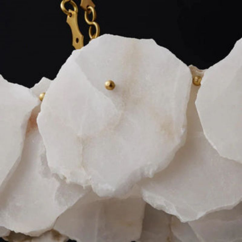 Nasile Linear Alabaster Chandelier 吊灯 rbrights   