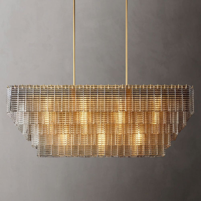 Sirene Glass Round Chandelier 59"D