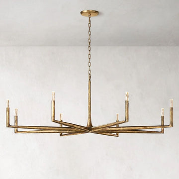 Avarital Forged Round Chandelier 72"