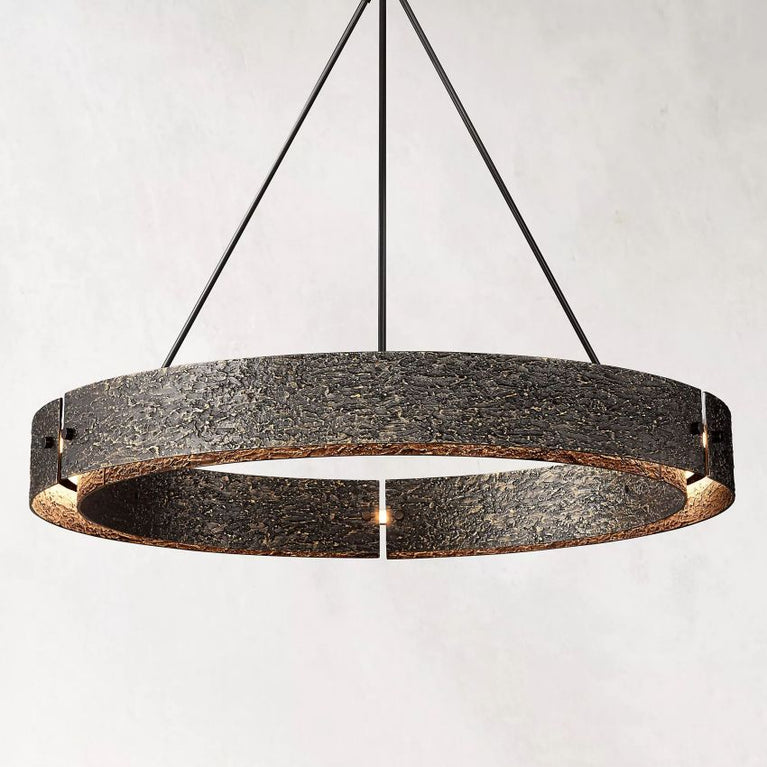 Vouvray Round Chandelier D48"