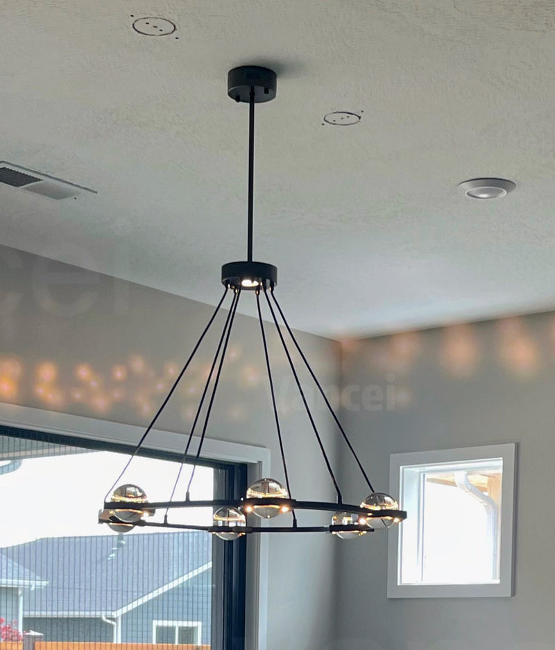 Eclatant Round Chandelier 36"