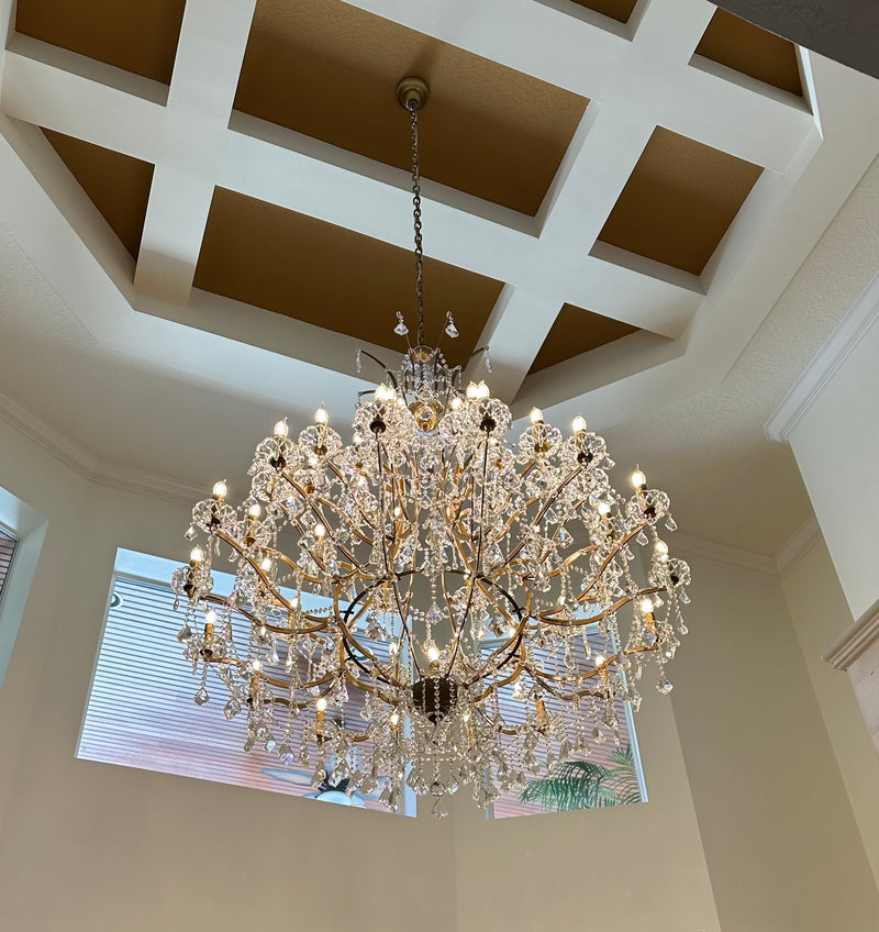 Empire Maria Theresa Crystal Chandelier 30â€?( customized size)