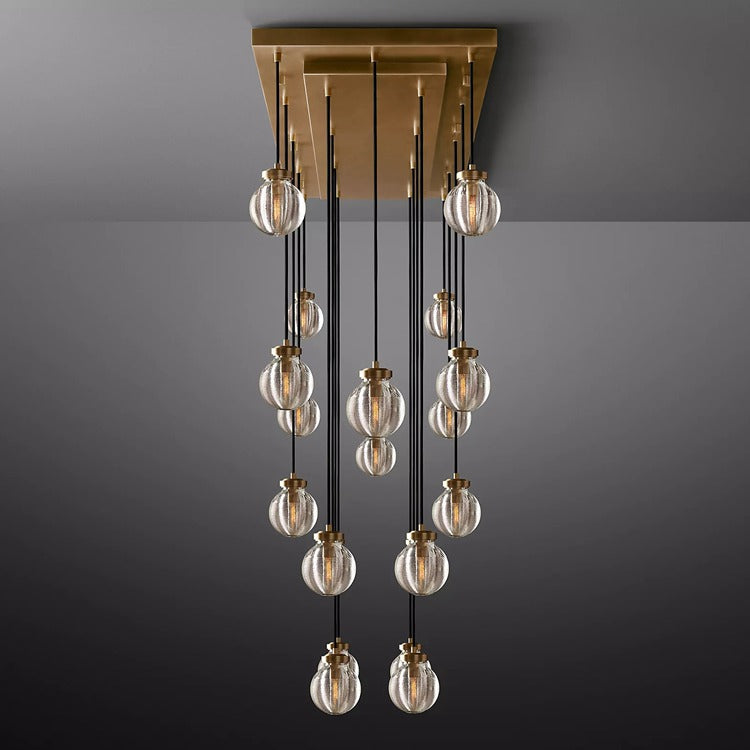 Perle Glass Linear Chandelier