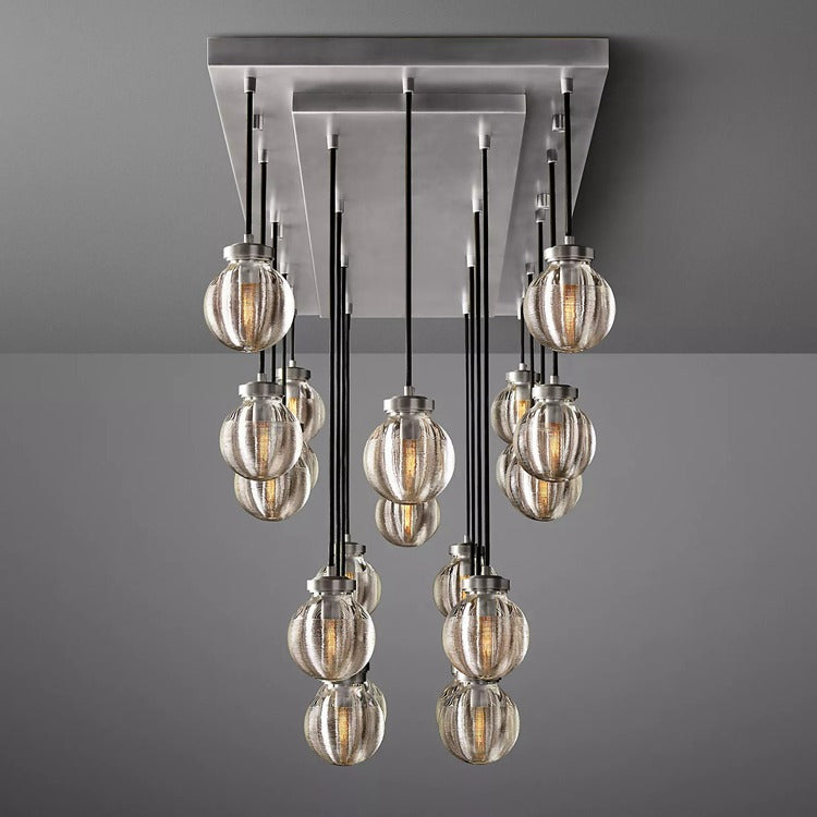 Perle Glass Linear Chandelier