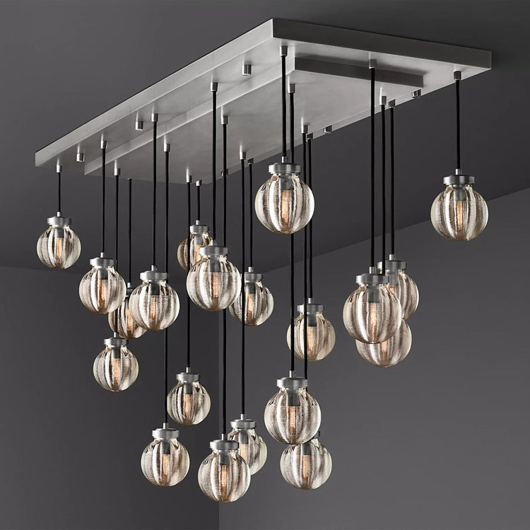 Perle Glass Linear Chandelier