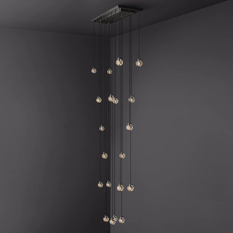 Perle Glass Linear Chandelier