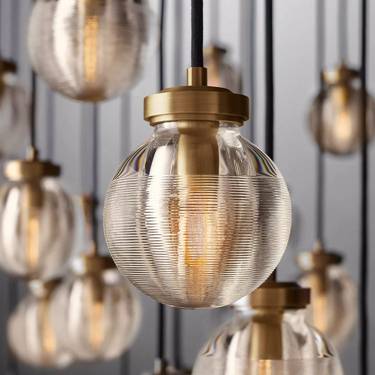 Perle Glass Linear Chandelier