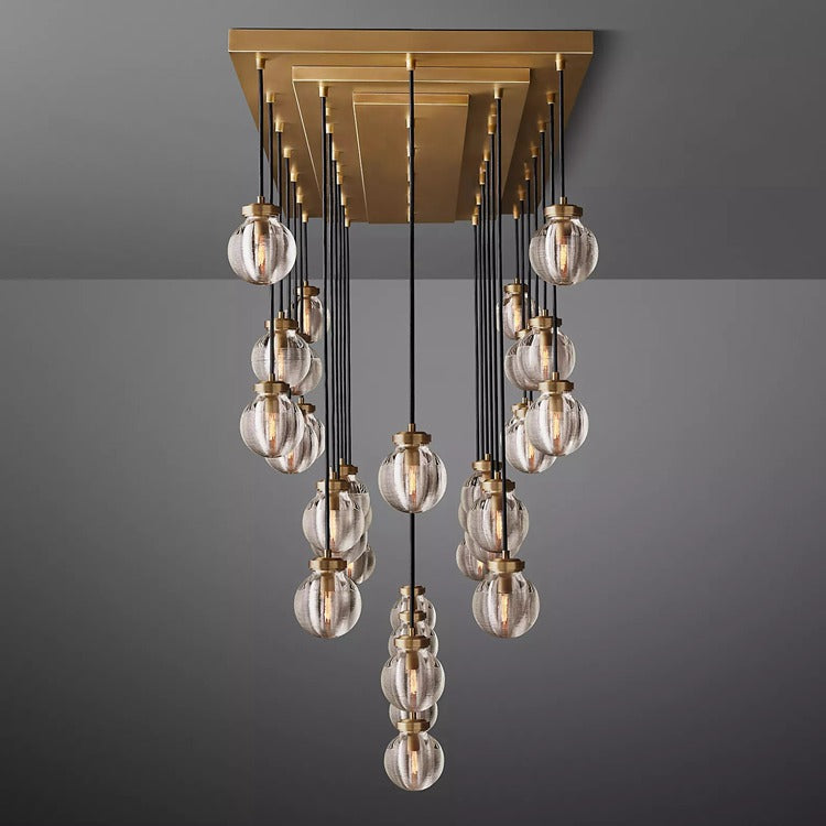 Perle Glass Linear Chandelier