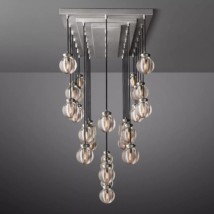 Perle Glass Linear Chandelier