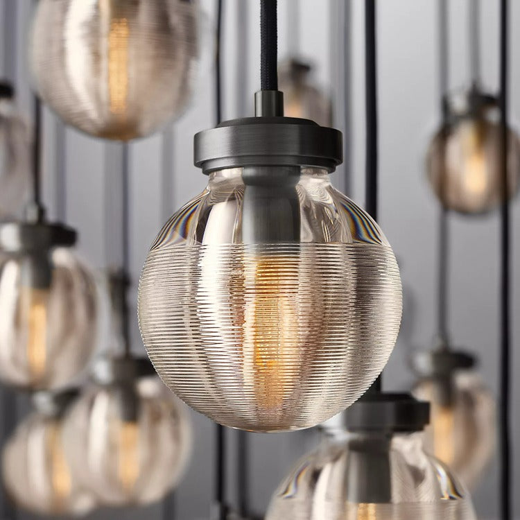 Perle Glass Linear Chandelier