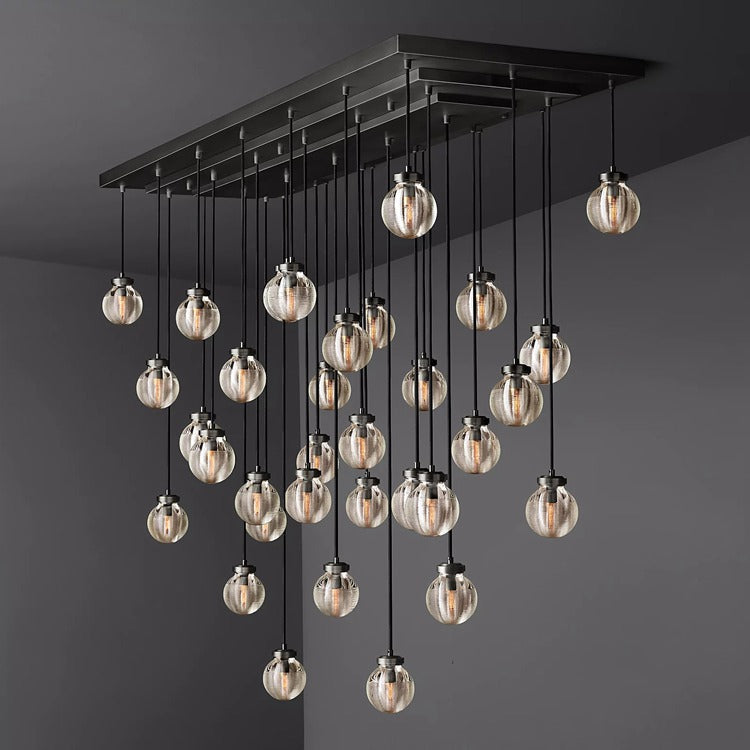 Perle Glass Linear Chandelier