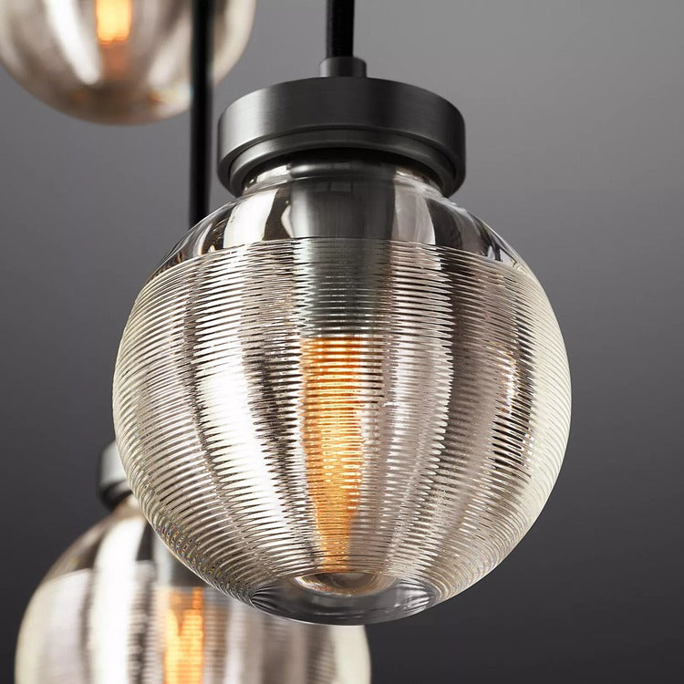 Perle Glass Linear Chandelier