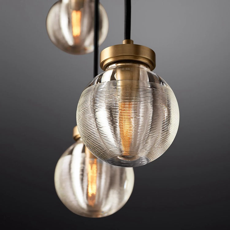 Perle Glass Linear Chandelier