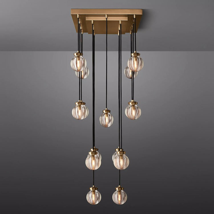 Perle Glass Linear Chandelier