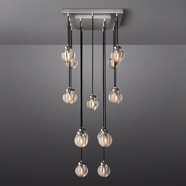 Perle Glass Linear Chandelier