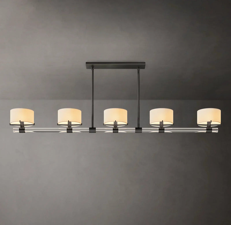Tonya Linear Five-Light Chandelier 72", Luxury Chandelier Lighting