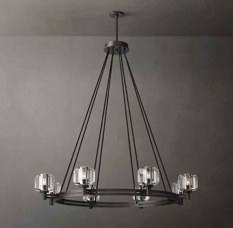 INTRODUC DEMARET ROUND CHANDELIER " 48